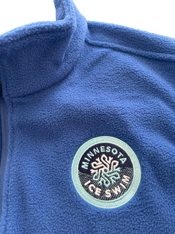 MN Ice Swim Zip Fleece - Royal Blue - Image 2
