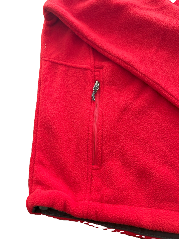 MN Ice Swim Zip Fleece - Red - Image 3