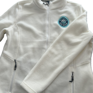 MN Ice Swim Zip Fleece - Ladies - White